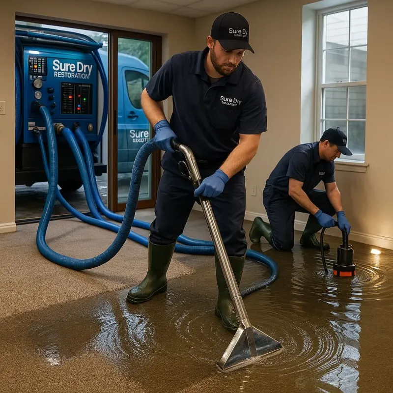 Water Extraction and Removal process in Collierville, CA